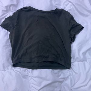 Army green crop top target